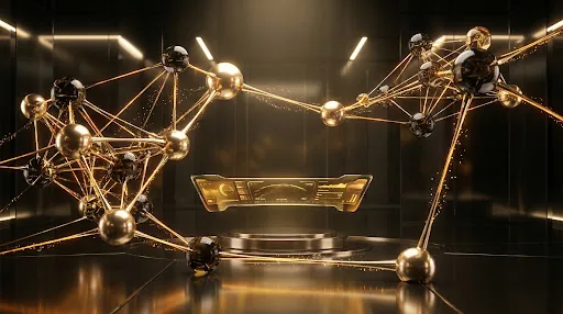 Golden Neural AI Node Visualizer