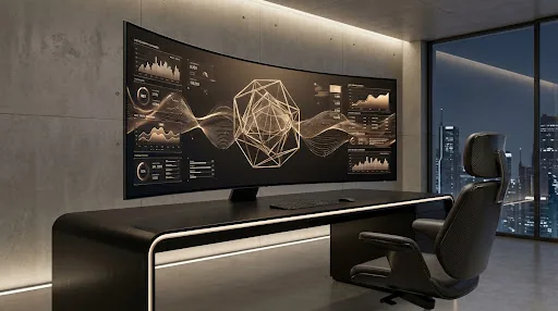 Ultrawide Master Telemetry Curved Workstation